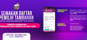 SEMAKAN  DAFTAR PEMILIH TAMBAHAN BULAN JANUARI TAHUN 2025 (DPT BLN 01/2025)