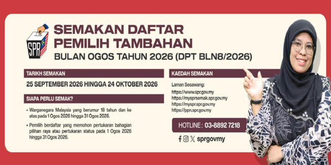 POSTER SEMAKAN DAFTAR PEMILIH TA