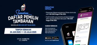 Semakan Daftar Pemilih Tambahan Bulan Mei Tahun 2025