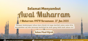 SELAMAT MENYAMBUT AWAL MUHARRAM