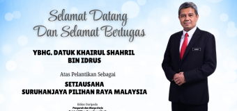 Selamat Datang & Selamat Bertugas YBHG. Datuk Khairul Shahril Bin Idrus