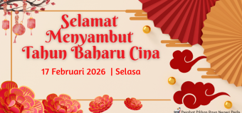 SELAMAT MENYAMBUT TAHUN BAHARU CINA